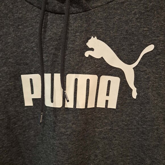 Puma grey hooded kangaroo pocket sweater - Picture 8 of 10